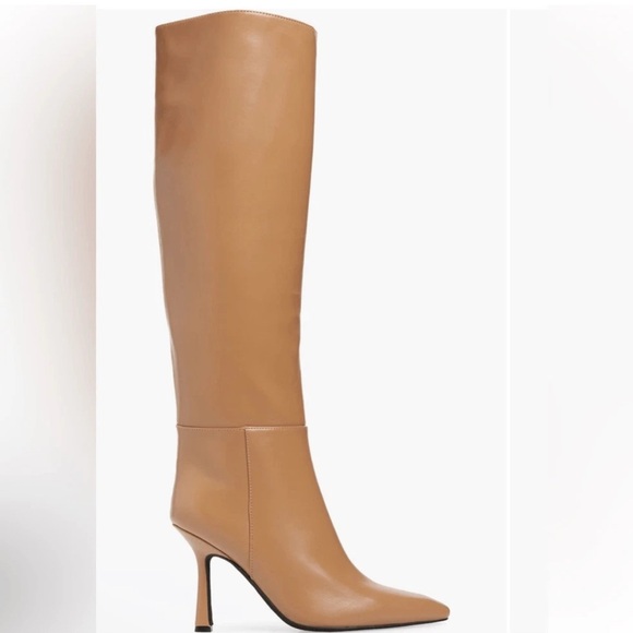 Jeffrey Campbell Tan Heeled Boots - Picture 1 of 5